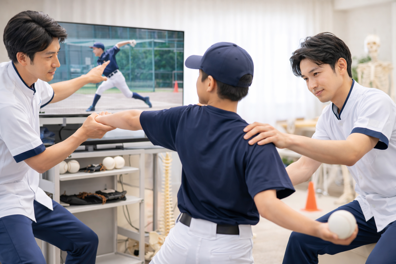 スポーツ外傷・投球障害に強い、競技復帰までの支援
